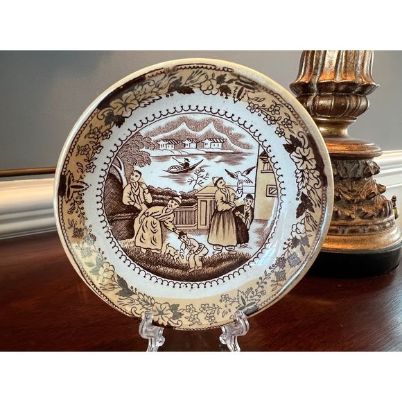 Antique Petrus Regout Maastricht Holland Timor Chinoiserie Teacup and Saucer - Picture 9 of 11